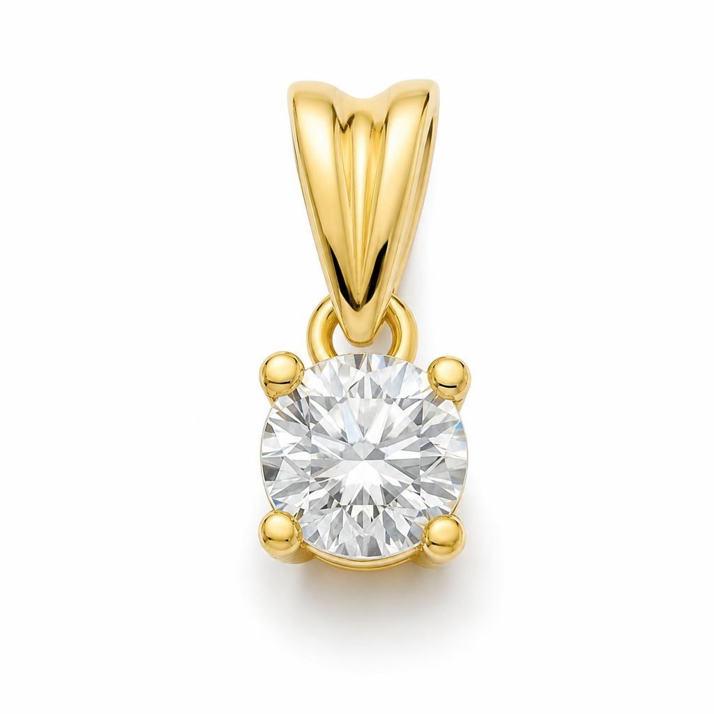 18K 다이아 펜던트 0.1ct